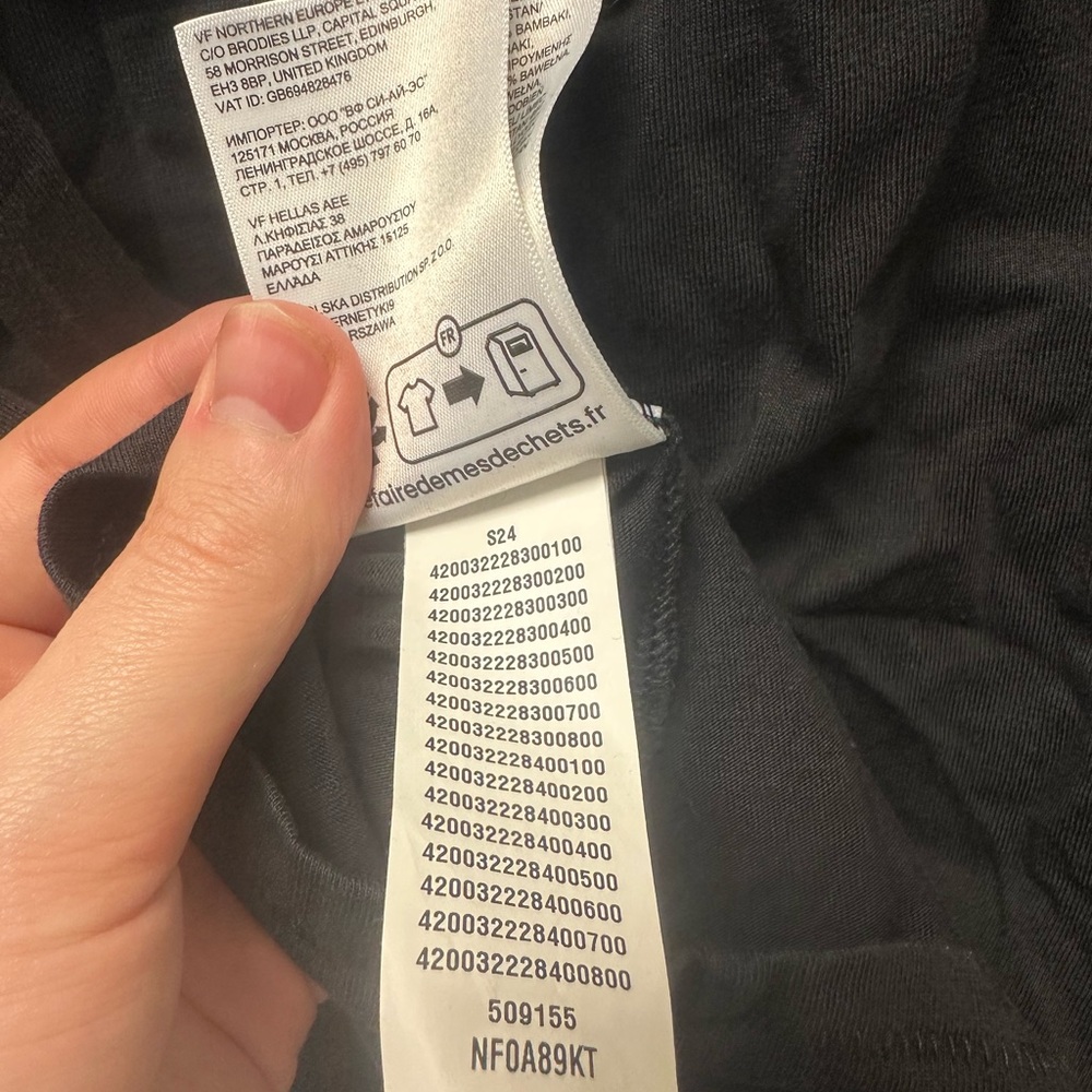 The North Face Womens T-Shirt Dress Black Pockets Short Sleeve Crew Neck Sz 2XL - Picture 11 of 14